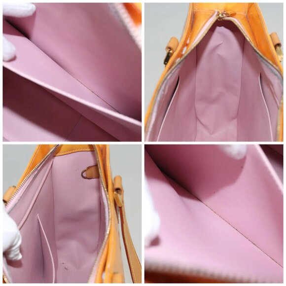 LOUIS VUITTON Monogram Vernis Columbus Bag Marshmallow Pink M91032 Auth BD1877 - Picture 16 of 16